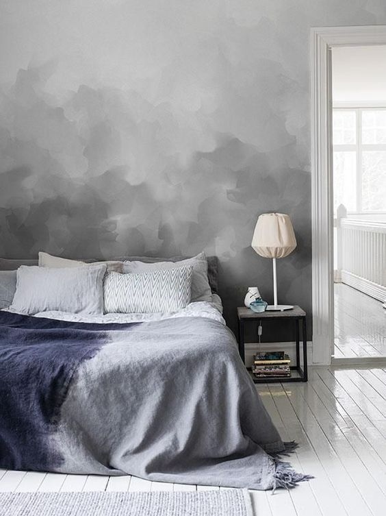 Ombre accent wall #homedecor #bedroom #decoratingideas #accent #decorhomeideas