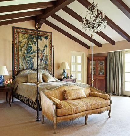 Tapestry used as wall art #bedroom #homedecor #decoratingideas #furniture #decorhomeideas