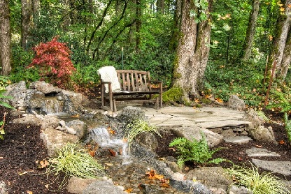 Multiple small waterfalls