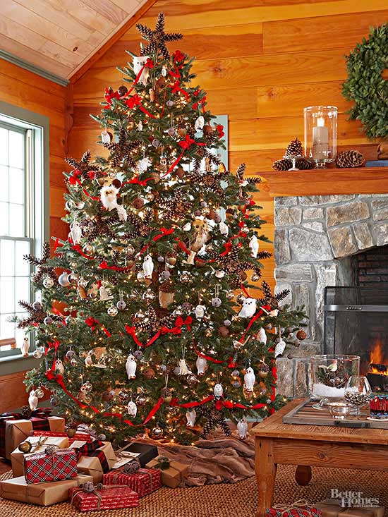Pinecone Christmas tree topper