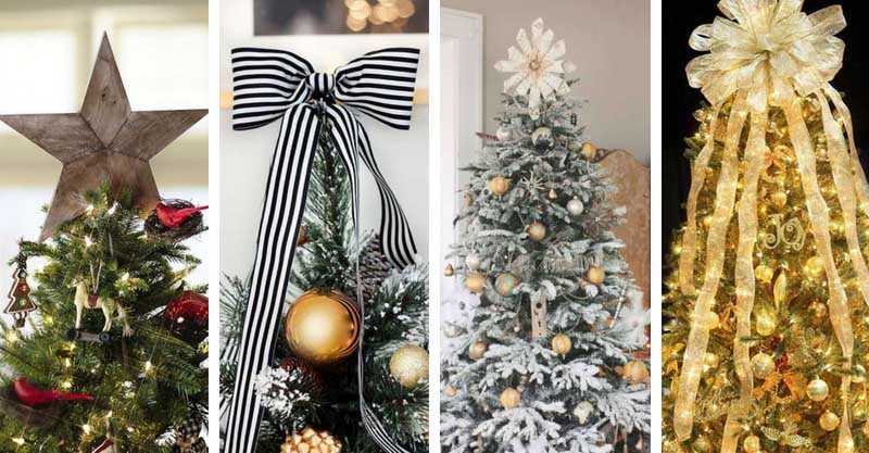 Unique Christmas tree toppers #Christmas #Christmastree #topper #homedecor #decorhomeideas