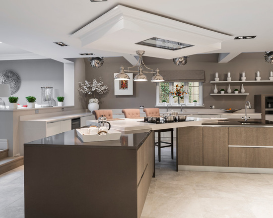 Glamorous Corner Kitchen Island 