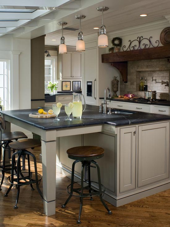 Industrial kitchen island #kitchen #furniture #interiordesign #kitchenisland #seating #homedecor #decorhomeideas 