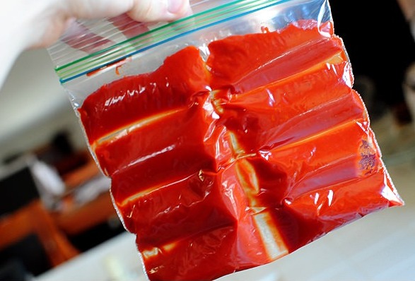 Tomato paste storage #storage #food #tips #kitchen #decorhomeideas