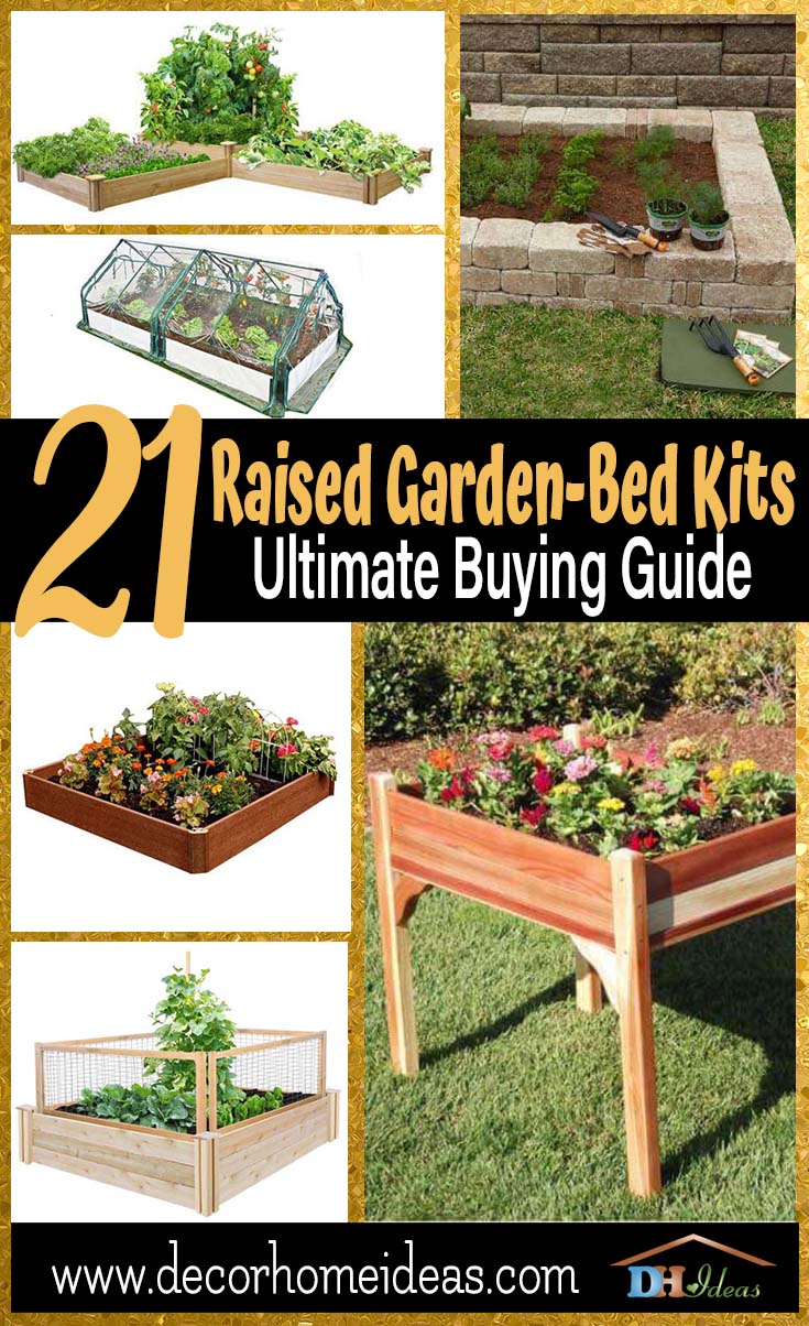 21 Raised Garden Bed Kits Ultimate Buying Guide | Best raised garden beds available on the marker to make your next diy garden project awesome #garden #raisedbed #planters #diy #landscaping #flower #vegetables #guide #decorhomeideas