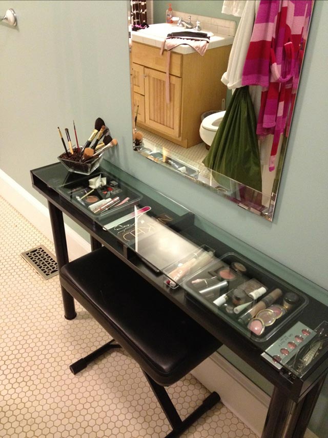 Make-up organization and storage #diy #storage #organization #organize #decoratingideas #homedecor #decorhomeideas