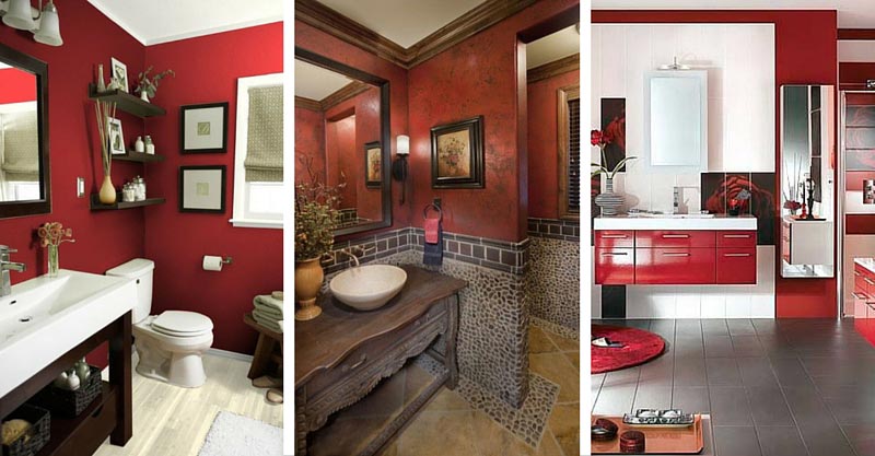 10 Vibrant Red Bathrooms To Make Your Decor Dazzle Home Ideas