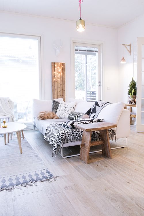 Bohemian Scandinavian design idea #homedecor #design #interiordesign #scandinavian #decoratingideas #decorhomeideas