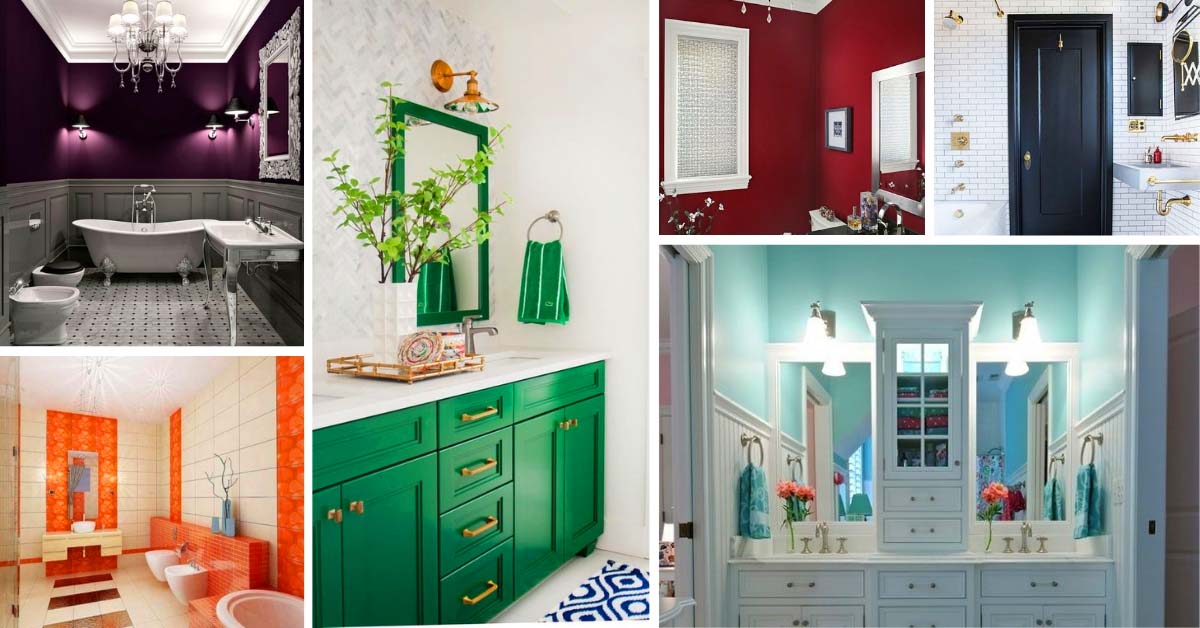 Bold Colored Bathroom Ideas