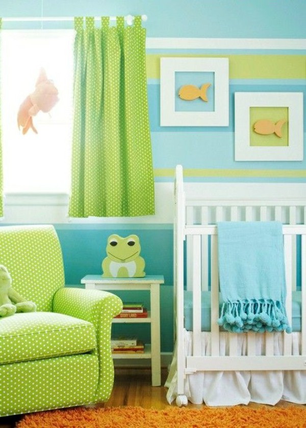 Lovely green baby boy room idea #nurseryideas #nurserydecor #homedecor #design #interiordesign #decoratingideas #decorhomeideas