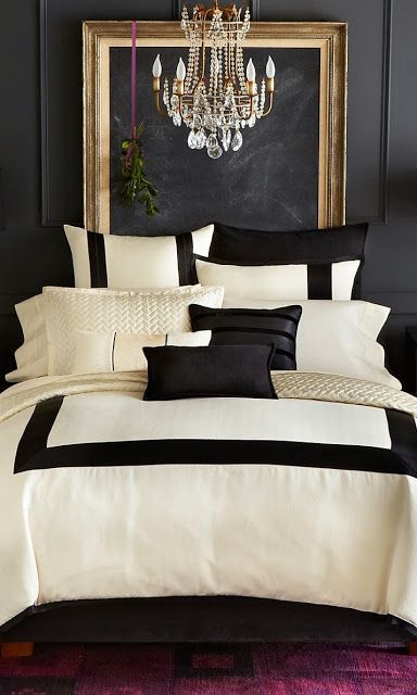 Amazing black headboard idea #headboard #bedroom #homedecor #decoratingideas #decorhomeideas