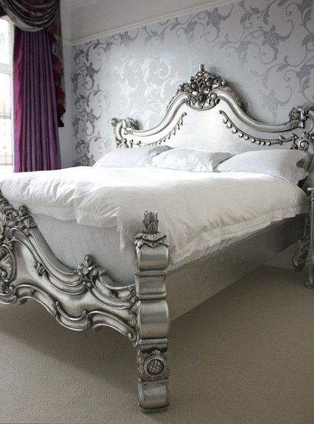 Baroque headboard design idea #headboard #bedroom #homedecor #decoratingideas #decorhomeideas