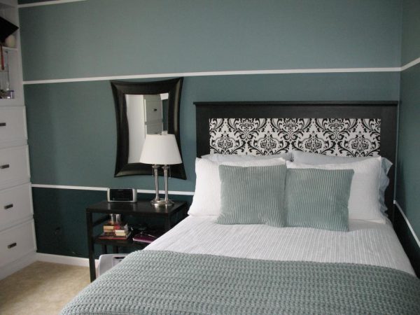 Black and white headboard idea #headboard #bedroom #homedecor #decoratingideas #decorhomeideas