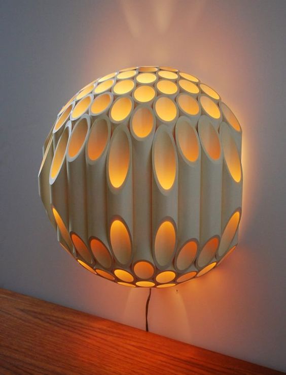 Pvc pipe amazing lamp idea #diy #pvcpipes #lamp #homedecor #decoratingideas #pvc #decorhomeideas