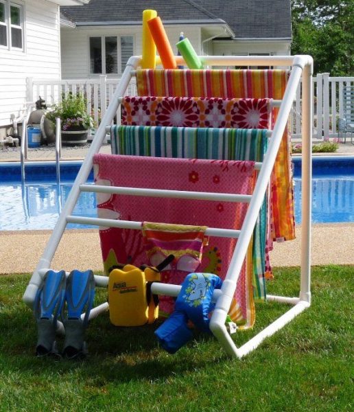 Pvc pipe drying rack idea #diy #dryer #homedecor #decoratingideas #pvc #decorhomeideas