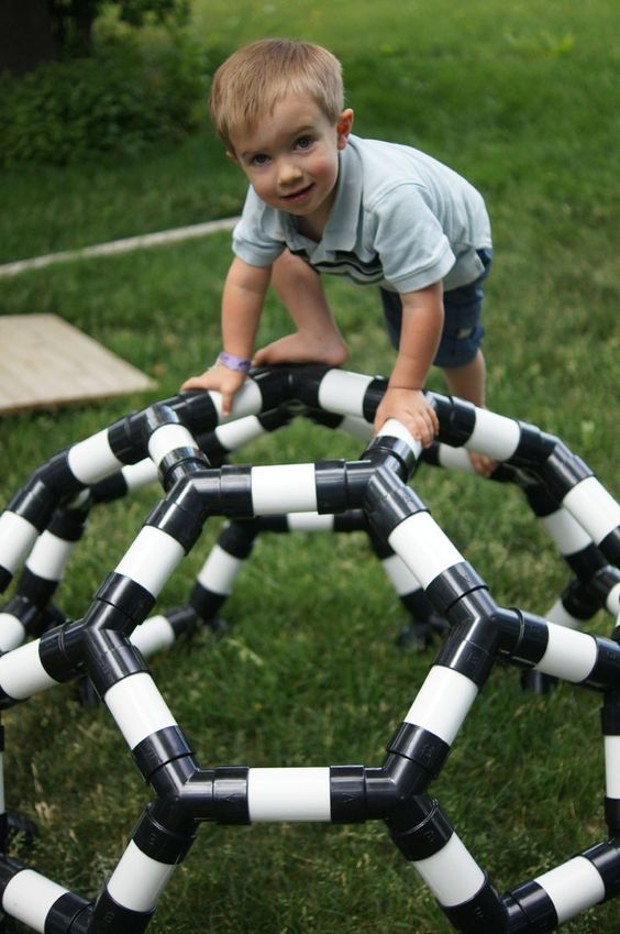 Pvc pipe kids climber idea #diy #pvcpipes #homedecor #decoratingideas #pvc #decorhomeideas