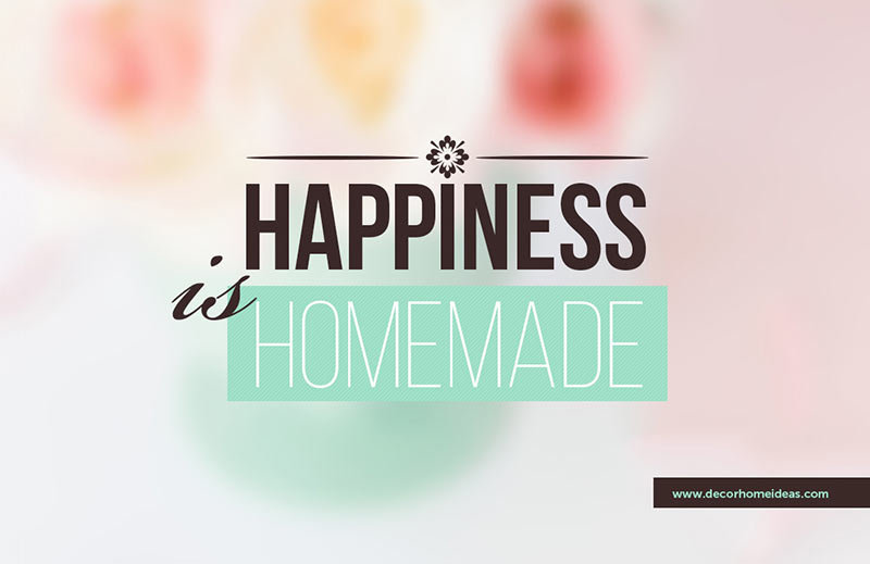 Happiness is homemade quote #homedecor #quotes #homequotes #signs #sayings #decoratingideas #decorhomeideas