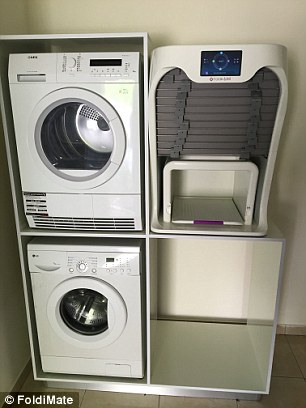 Foldimate laundry folding robot laundry room