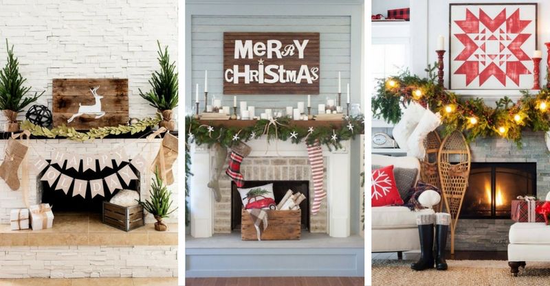 15 ways to add christmas cheer to your mantel