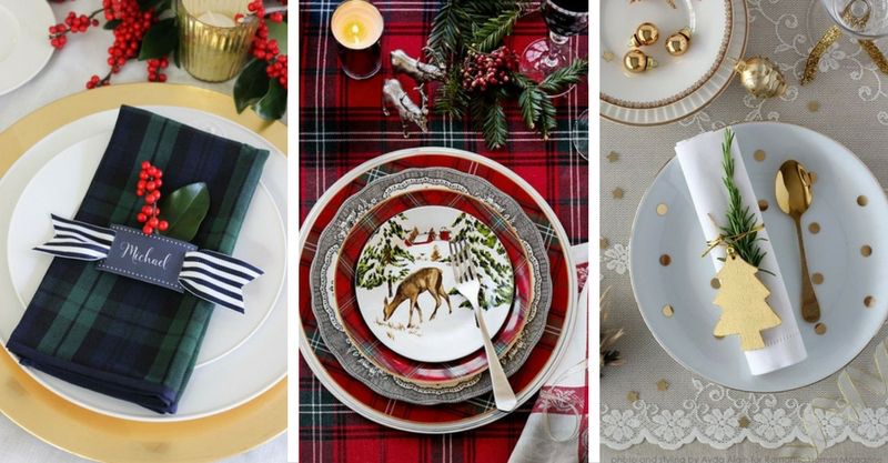 20 beautiful christmas table setting ideas