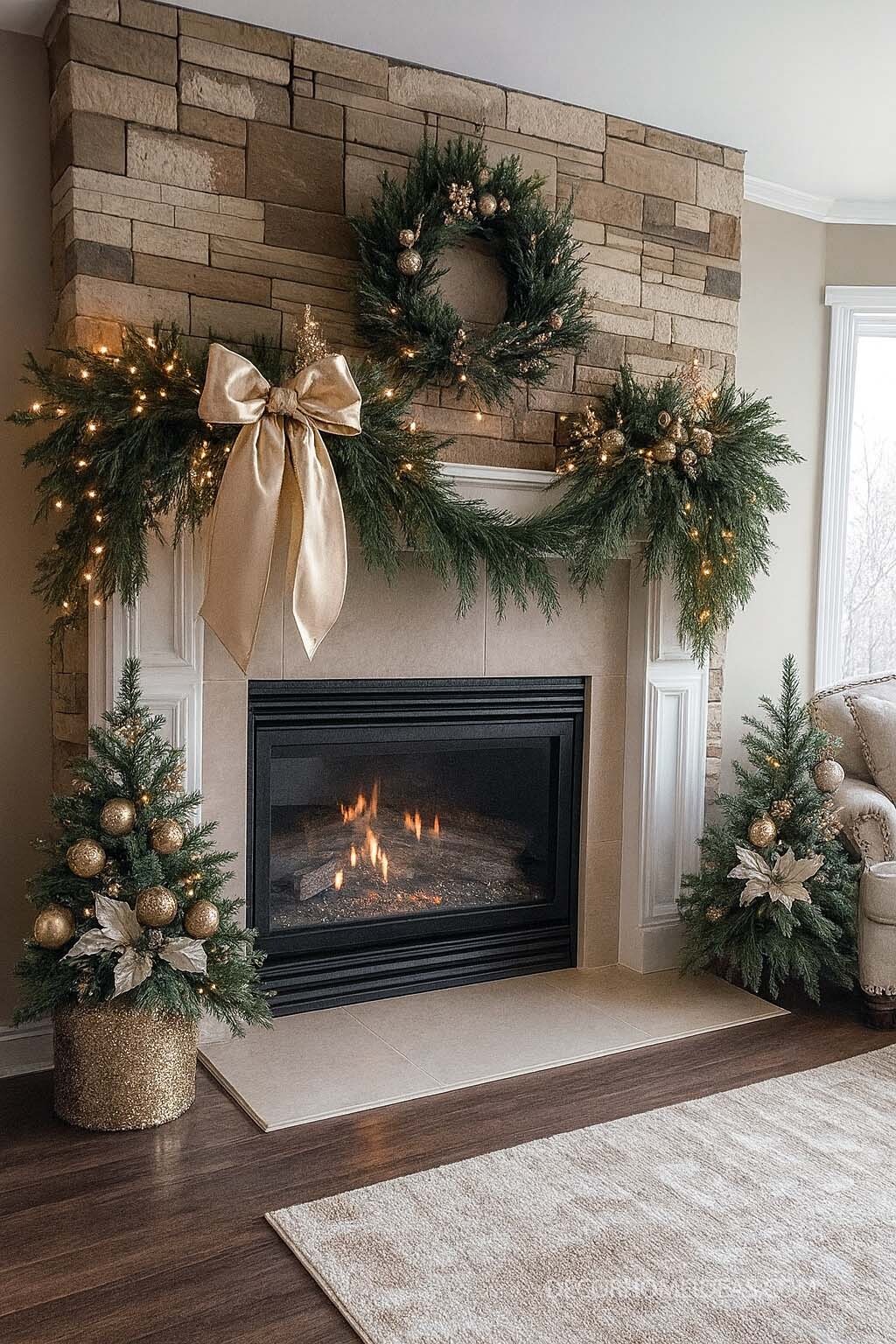 Elegant Christmas Fireplace Decor Ideas You’ll Want to Copy