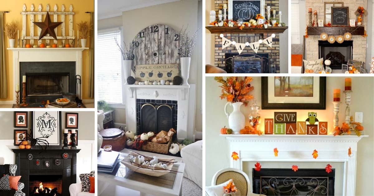 Fall Mantel Decorations