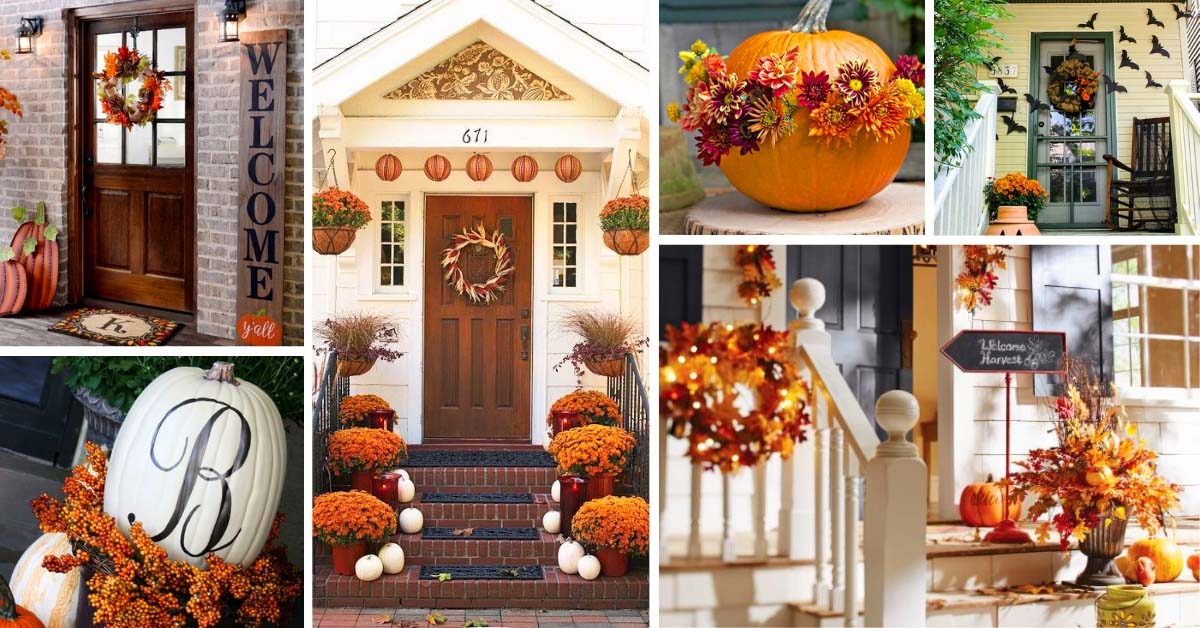 Fall Front Porch Decorations