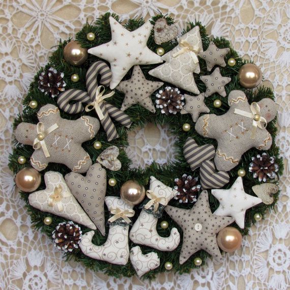 Christmas gingerman wreath decoration idea #diy #xmas #x-mas #christmas #wreath #christmasdecor #decoration #decoratingideas #festive #decorhomeideas