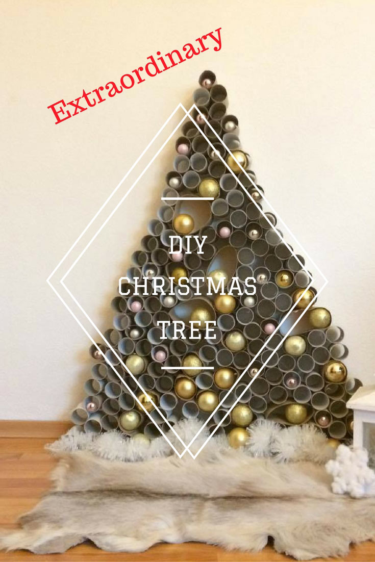 Extraordinary DIY Christmas Tree #diy #xmas #x-mas #christmas #christmasdecor #decoration #decoratingideas #festive #decorhomeideas