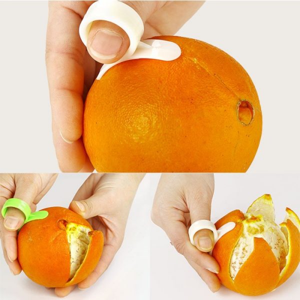 kitchen gadgets cooking tools peeler parer finger type open orange peel orange device