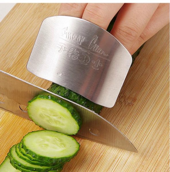 kitchen must have gadget stainless steel finger protector guard safe slice kitchen accessories cooking tools