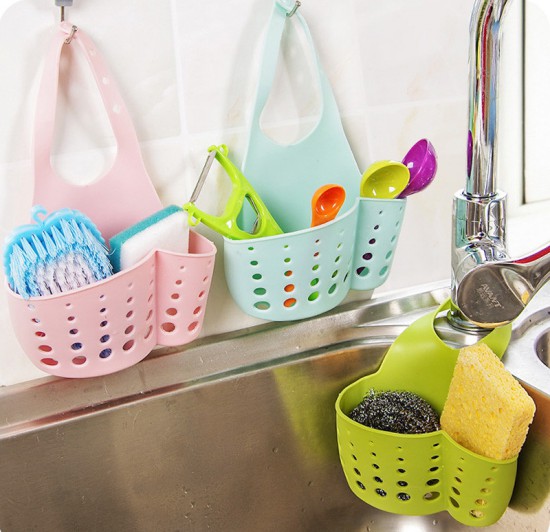sponge storage rack basket wash cloth soap shelf organizer kitchen gadgets accessories supplies products