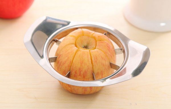 stainless steel apple slicer fruit vegetable tools kitchen gadget accessories