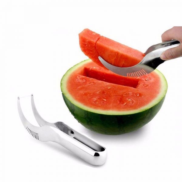stainless steel watermelon slicer corer melon slicer fruit cutters knife fruit slicer cutter kitchen gadgets