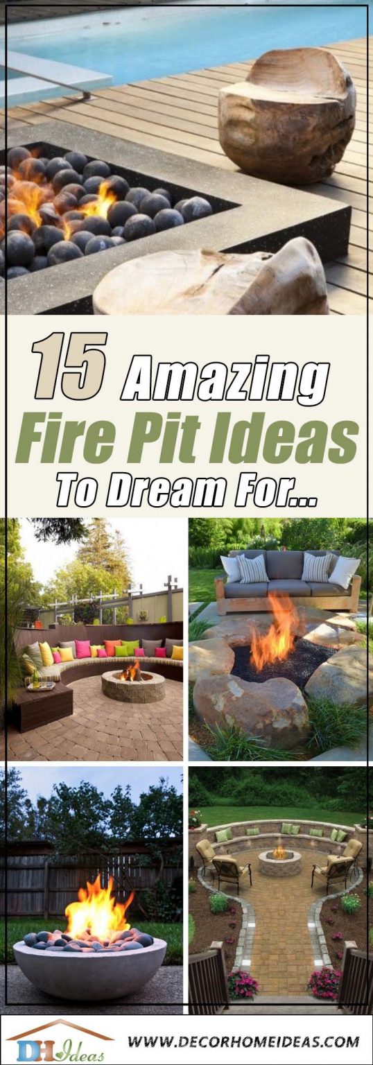 15 Amazing Fire Pits To Dream for...