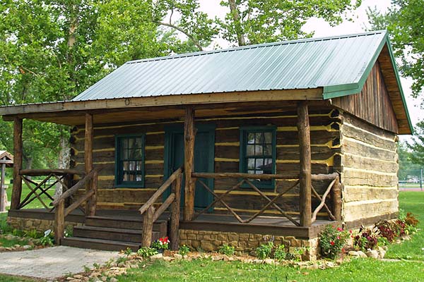 Log Cabin in the forest