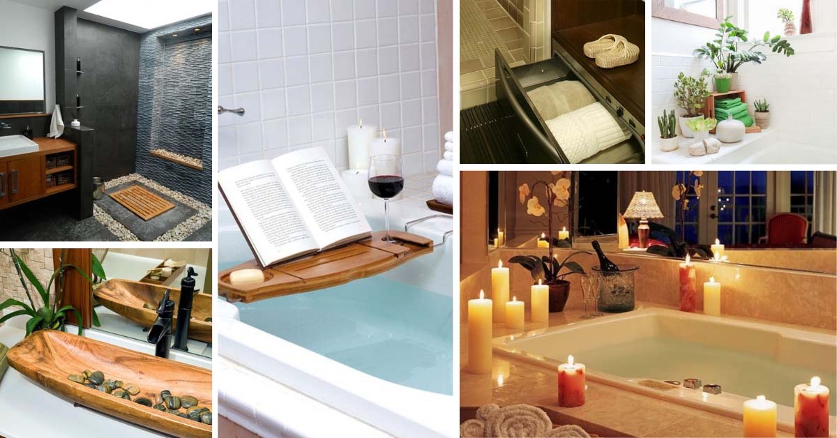 12 affordable decorating ideas for a bathroom spa!