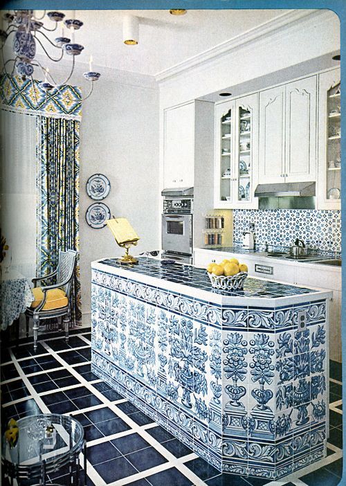 Blue kitchen