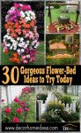 30 Gorgeous Flower Bed Ideas To Try Today | Best flower bed and flower planter ideas you can try today in your backyard or garden. #flowerbed #flowerpot #planter #flowerplanter #garden #backyard #diy #gardening #gardens #gardeningtips #decorhomeideas