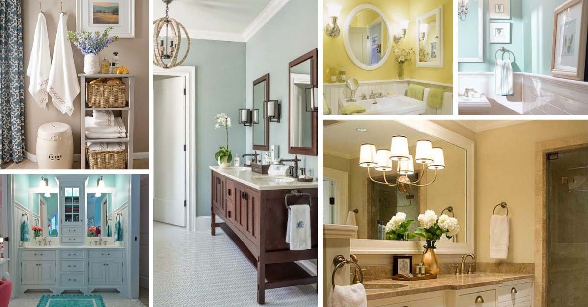 10 Best Paint Colors For Small Bathroom  With No  Windows 