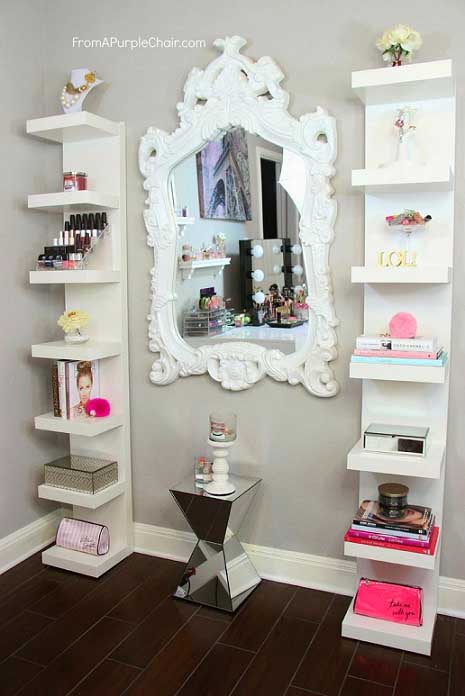 Mirror in the middle #makeup #girl #teen #bedroom #decor