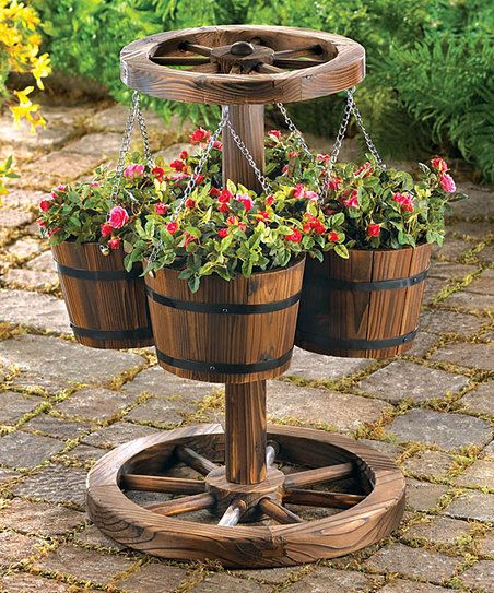 Water bucket flower pots #flowerpot #planter #gardens #gardenideas #gardeningtips #decorhomeideas