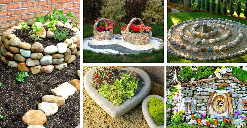 10 Beautiful Stone Garden Decorations That Will Amaze You #gardens #gardening #stones #gardenideas #gardeningtips #decorhomeideas