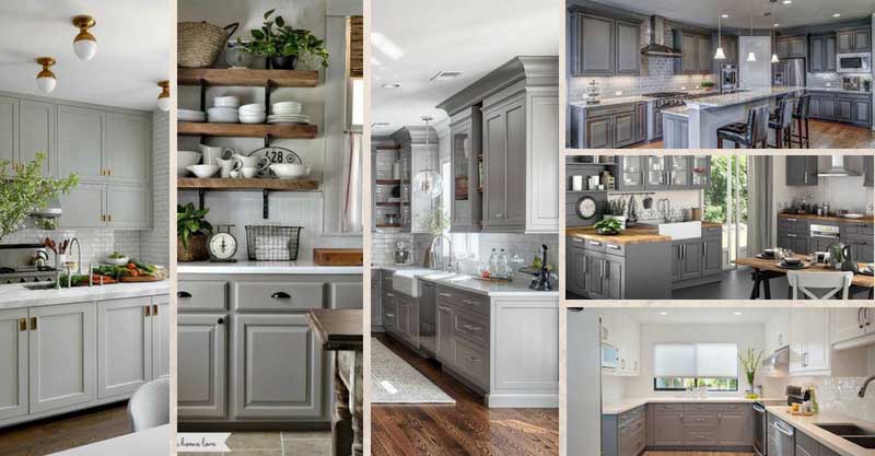 25 Best Gray Kitchen Cabinets Ideas For 2018 Decor Home