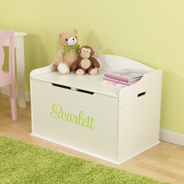 DIY Personalized Austin Vanilla Toy Box #toystorage #storage #organizer #boxstorage #decorhomeideas