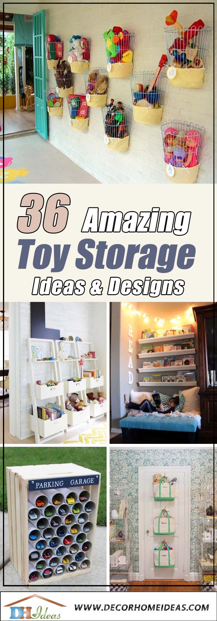 70 Cheap and Easy Toy Storage Ideas - Prudent Penny Pincher