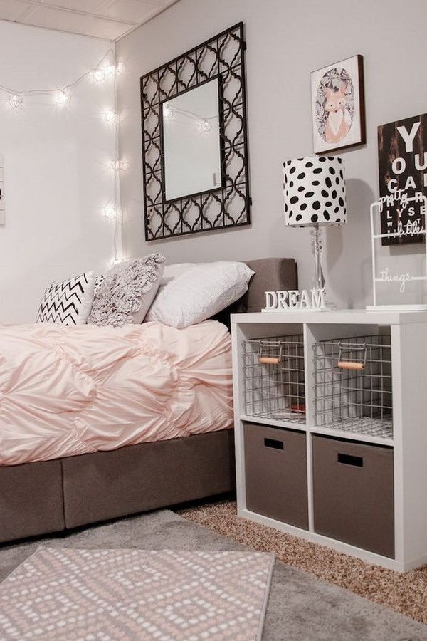 Brown beige teenage bedroom #teengirlbedroom #girlbedroom #teenbedroom #bedroom #homedecor #decorhomeideas 