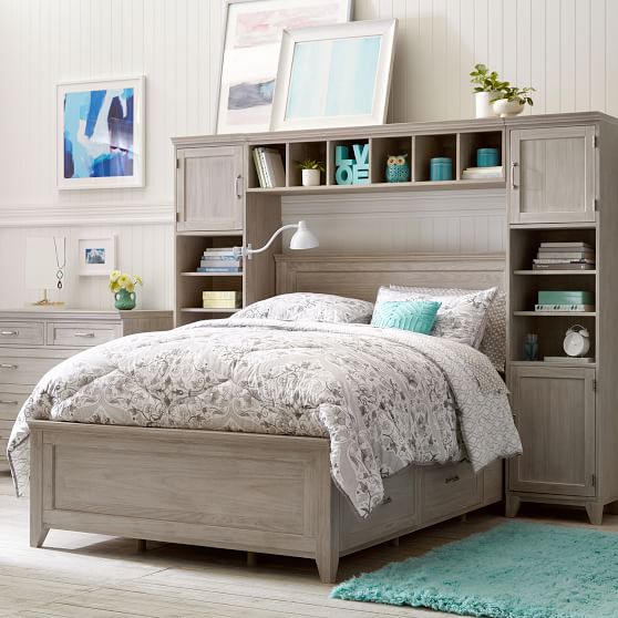 Storage bed teenage girl #teengirlbedroom #girlbedroom #teenbedroom #bedroom #homedecor #decorhomeideas 