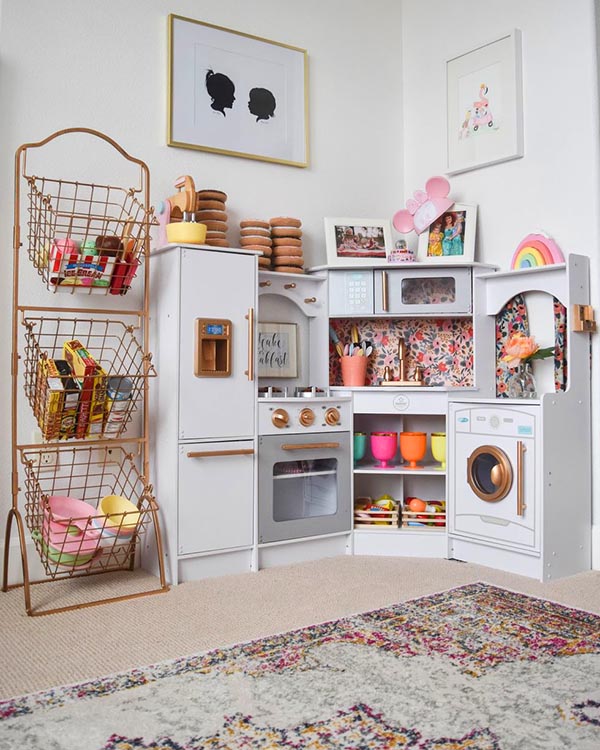 Toys storage kitchen play station #toystorage #organizer #kitchen #playstation #decorhomeideas