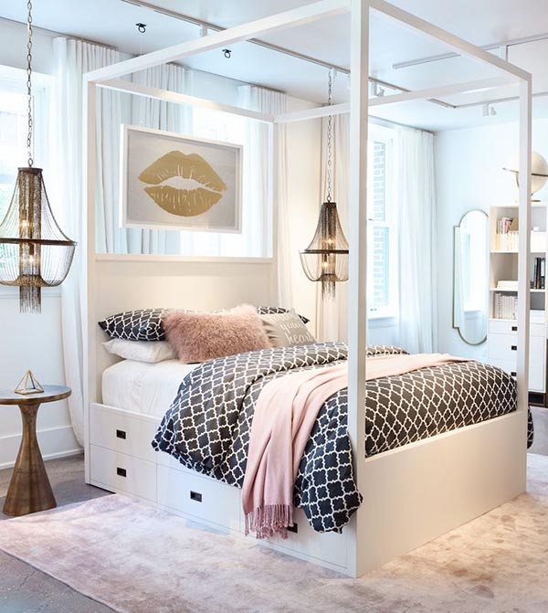 Trendy teen girl bedroom ideas #teengirlbedroom #girlbedroom #teenbedroom #bedroom #homedecor #decorhomeideas 